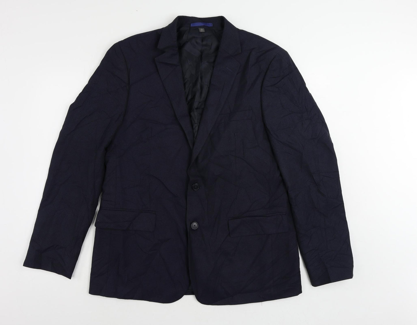 Mens UK Size 42 Marks and Spencer Regular Blue Suit Jacket