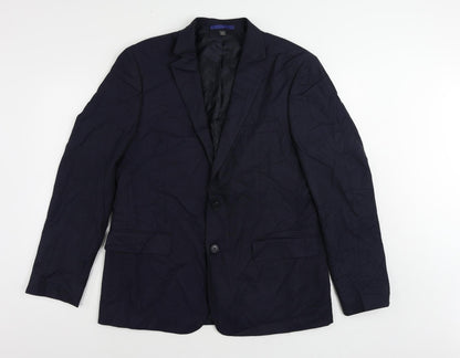 Mens UK Size 42 Marks and Spencer Regular Blue Suit Jacket
