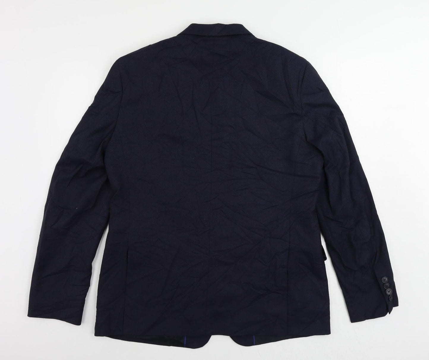 Mens UK Size 42 Marks and Spencer Regular Blue Suit Jacket
