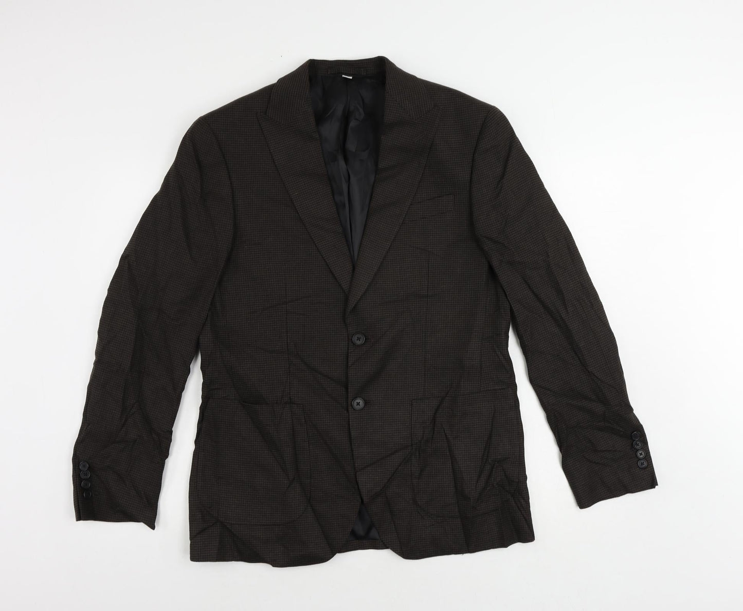 Mens UK Size 38 Marks and Spencer Regular Brown Suit Jacket