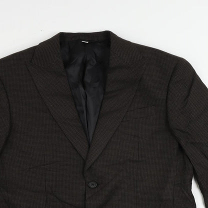 Mens UK Size 38 Marks and Spencer Regular Brown Suit Jacket