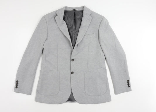 Mens UK Size 40 Marks and Spencer Regular Grey Suit Jacket