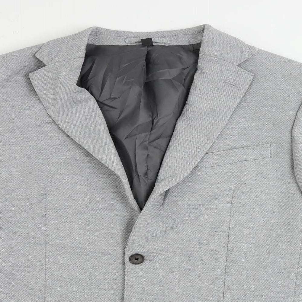Mens UK Size 40 Marks and Spencer Regular Grey Suit Jacket