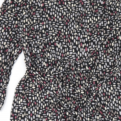 Great Plains Womens Multicoloured Geometric Viscose A-Line Size M V-Neck Pullover