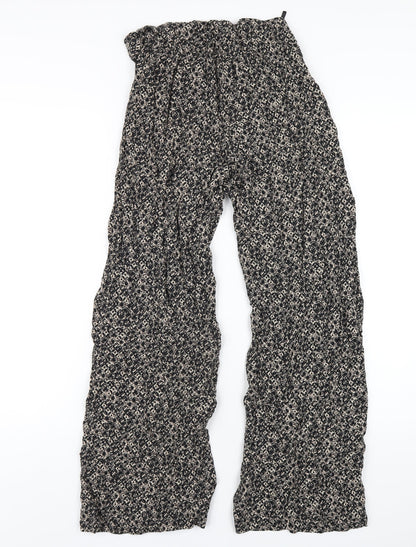 Womens UK Size 14 Marks and Spencer Regular Fit  Black Trousers