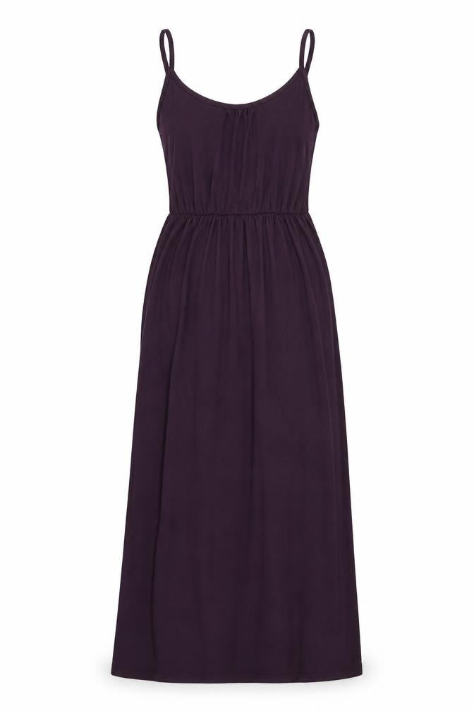 H&M Womens Purple Polyester Maxi Size M Round Neck Pullover