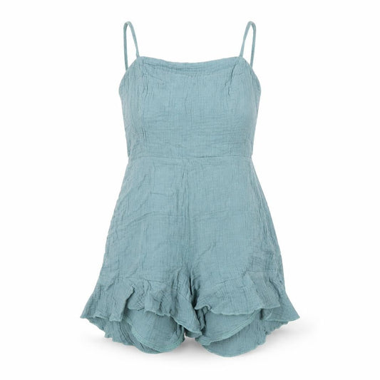 Womens UK Size 8 Nasty Gal One-Piece Blue Playsuit
