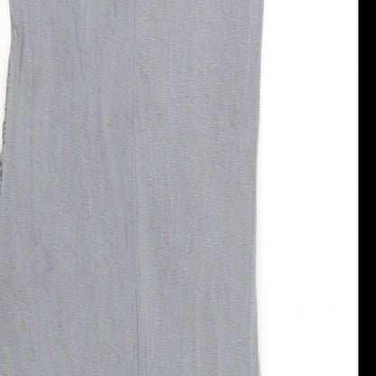 AX Paris Womens Grey Viscose Bodycon Size 8 Round Neck Pullover