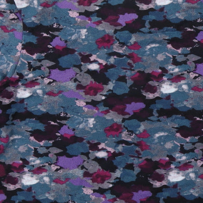 EWM Womens Multicoloured Polyester Basic T-Shirt Size 14 Round Neck - Beaded Neckline