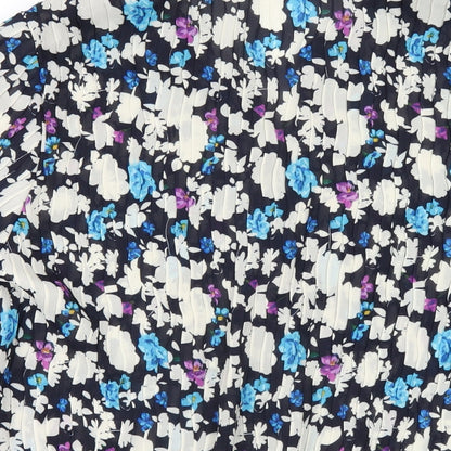 Bonmarché Womens Multicoloured Floral Polyester Basic Button-Up Size 22 Collared