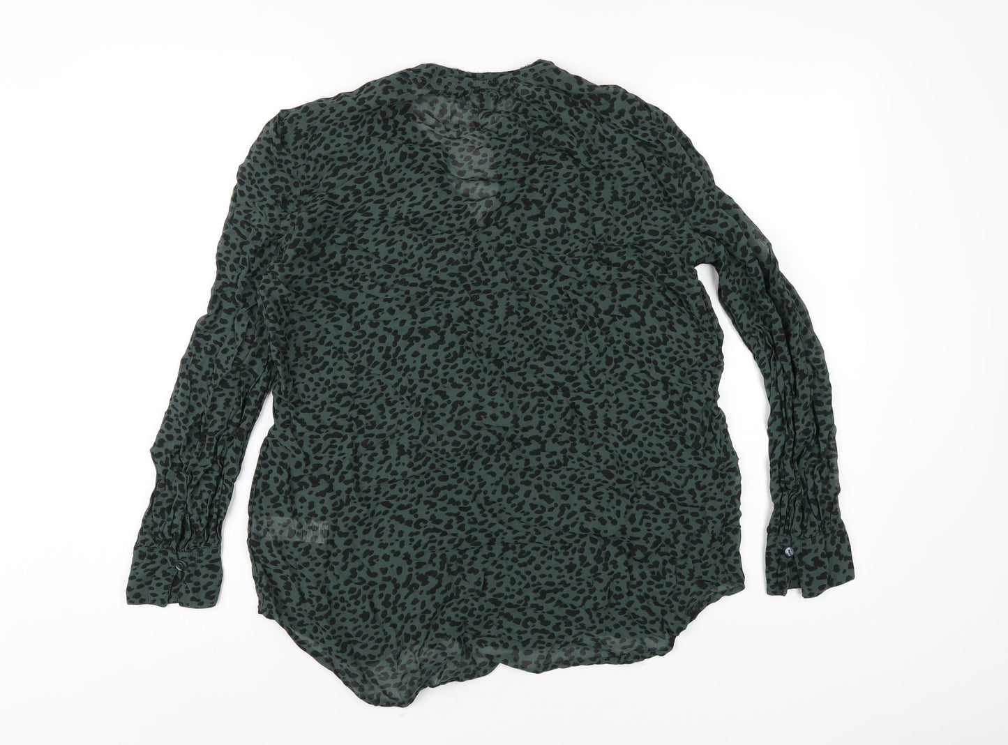 Womens UK Size 10 NEXT Green Basic Blouse