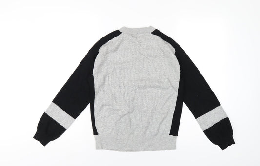 Womens UK Size S Marks and Spencer Grey Pullover Jumper