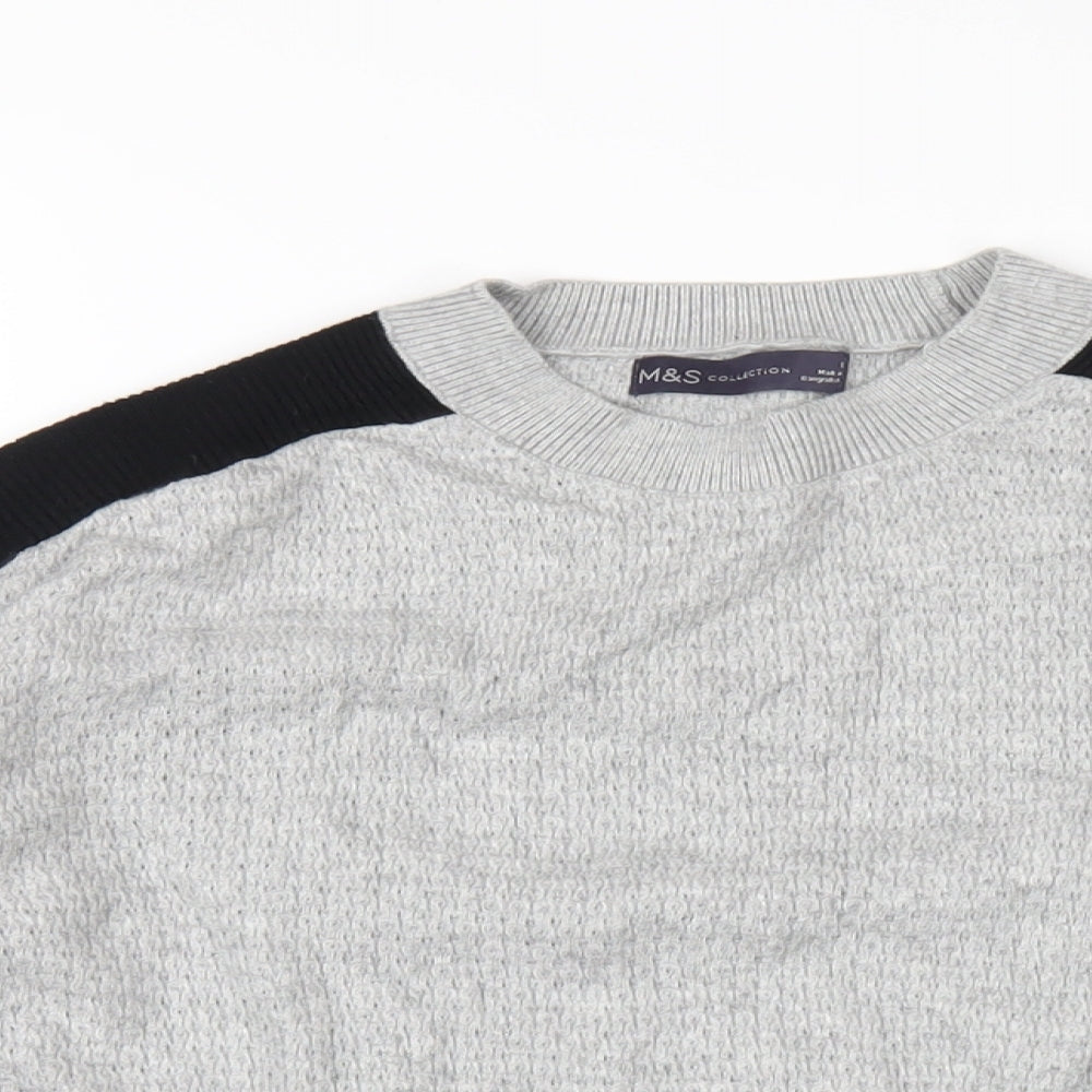 Womens UK Size S Marks and Spencer Grey Pullover Jumper