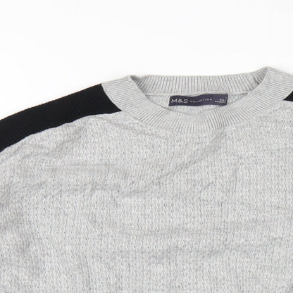 Womens UK Size S Marks and Spencer Grey Pullover Jumper