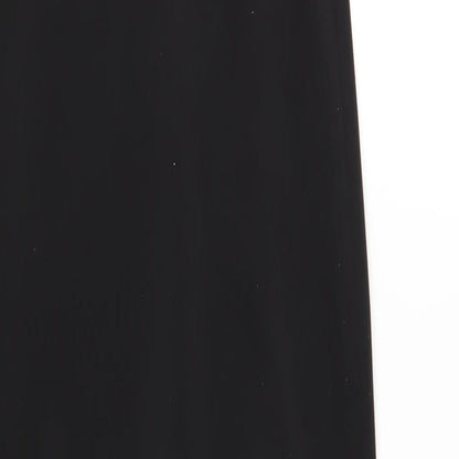 ASOS Womens Black Polyester Bodycon Size 12 Square Neck Pullover