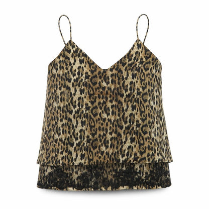 Womens UK Size S Zara Brown Camisole T-Shirt