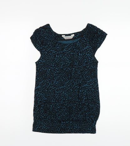 Womens UK Size 8 Dorothy Perkins Blue Basic T-Shirt