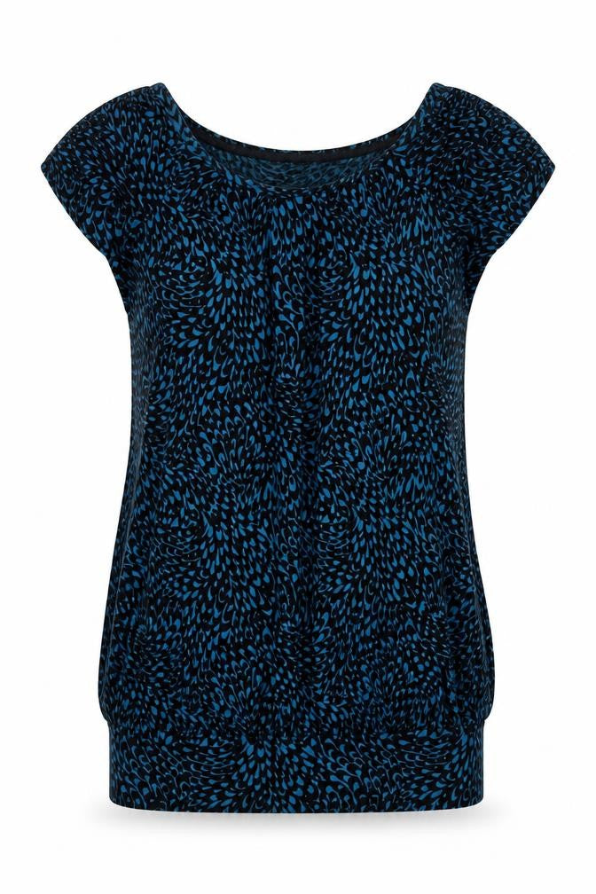 Womens UK Size 8 Dorothy Perkins Blue Basic T-Shirt