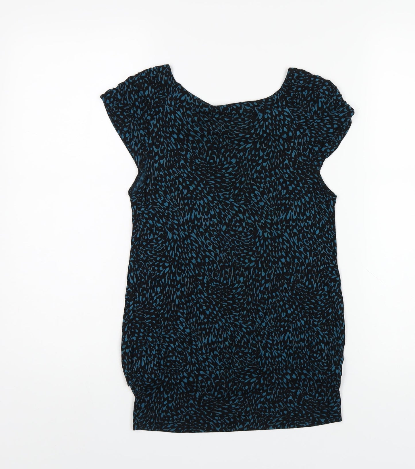 Womens UK Size 8 Dorothy Perkins Blue Basic T-Shirt
