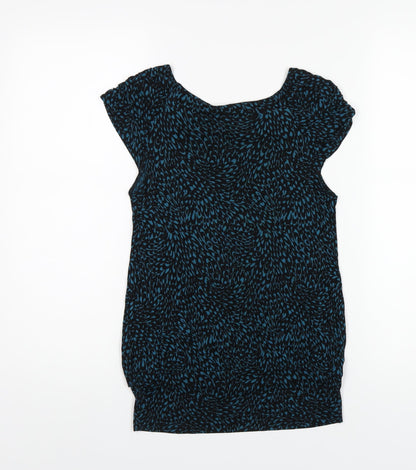 Womens UK Size 8 Dorothy Perkins Blue Basic T-Shirt