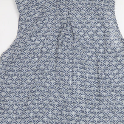 Womens UK Size 8 H&M Blue Basic Blouse