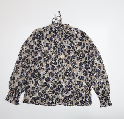 Womens UK Size 10 Marks and Spencer Multicoloured Basic Blouse