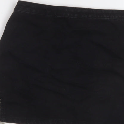 Womens UK Size 8 Denim & Co. Mini Denim Skirt