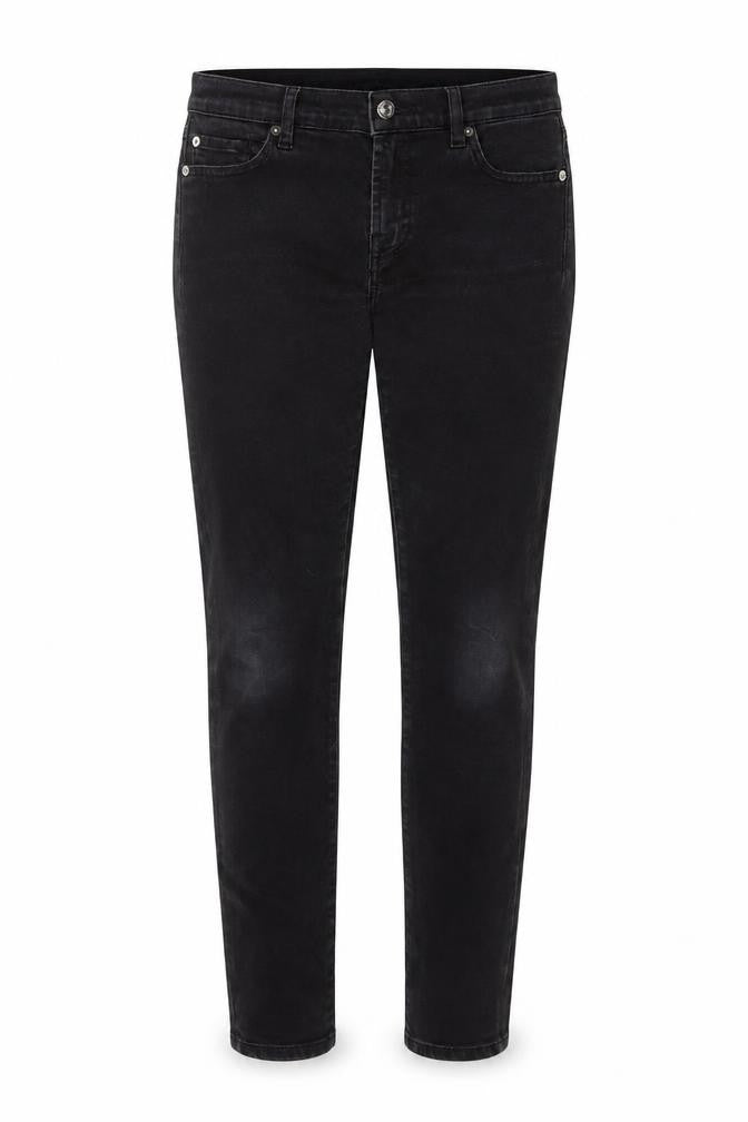 Womens UK Size 29 in 7 For All Mankind Regular Fit Skinny Black Jeans