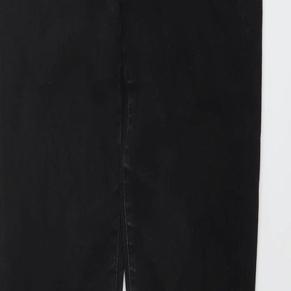 7 For All Mankind Womens Black Cotton Skinny Jeans Size 29 in L29 in Regular Button
