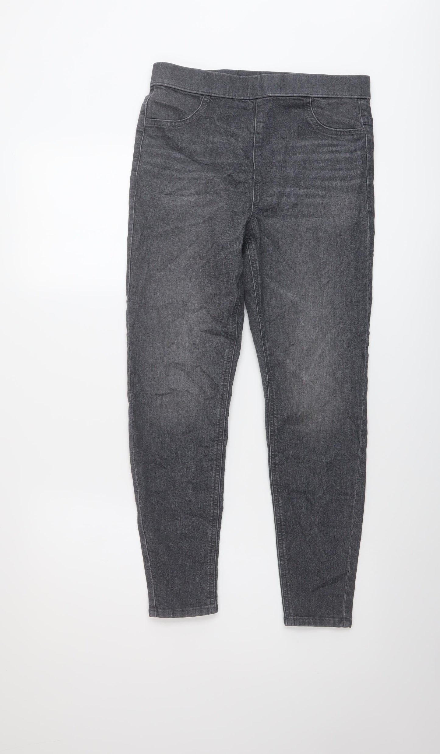 Womens UK Size 10 Marks and Spencer Regular Fit Jegging Grey Jeans