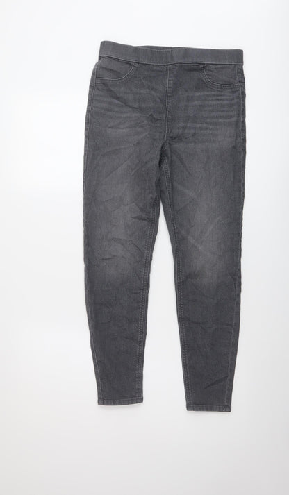 Womens UK Size 10 Marks and Spencer Regular Fit Jegging Grey Jeans