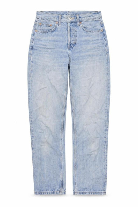 Womens UK Size 25 in Topshop Regular Fit Mom Blue Jeans