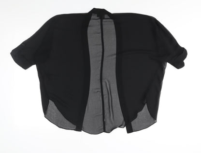 Womens UK Size 8 ASOS Black Kimono Blouse