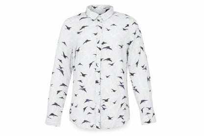 Womens UK Size 6 Topshop Blue Basic Button-Up