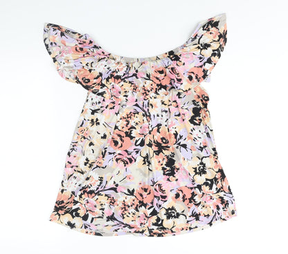 Womens UK Size 18 Classic Multicoloured Basic Blouse