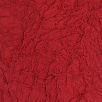 Womens UK Size 12 New Look Red Basic Blouse