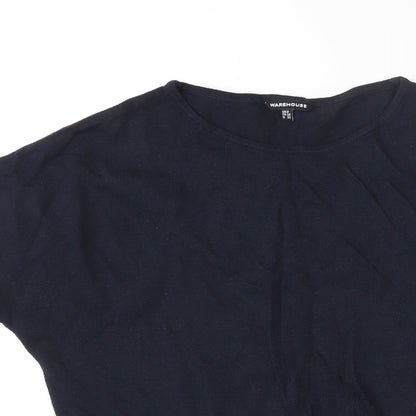 Womens UK Size 8 Warehouse Blue Pullover Jumper