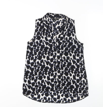 Womens UK Size 10 NEXT Black Camisole Blouse