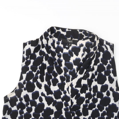 Womens UK Size 10 NEXT Black Camisole Blouse
