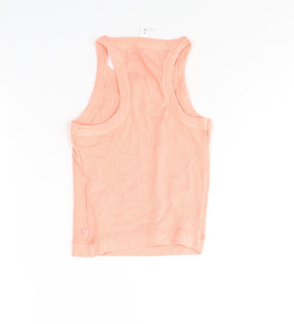 Womens UK Size XS Marks and Spencer Pink Basic Tank