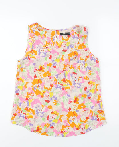 Womens UK Size 12 Oasis Multicoloured Camisole Blouse