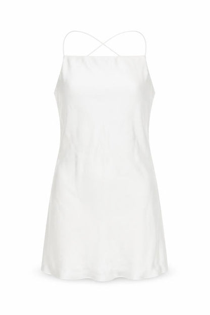 Zara Womens White Polyester A-Line Size M Square Neck Pullover - Crossback