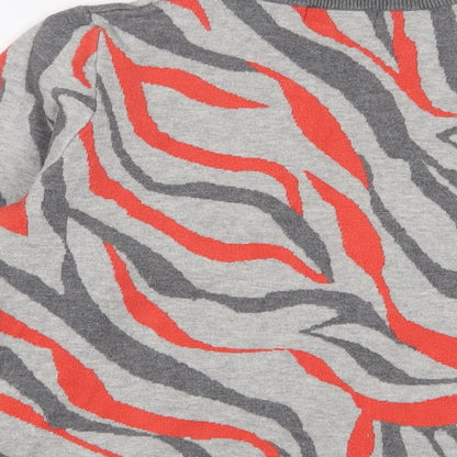 Womens UK Size L Marks and Spencer Grey Pullover Jumper