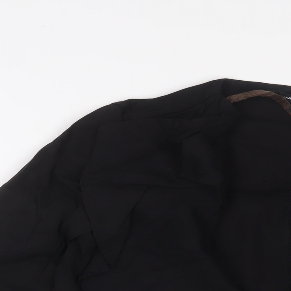 Womens UK Size 14 Warehouse Black Shrug Jumper