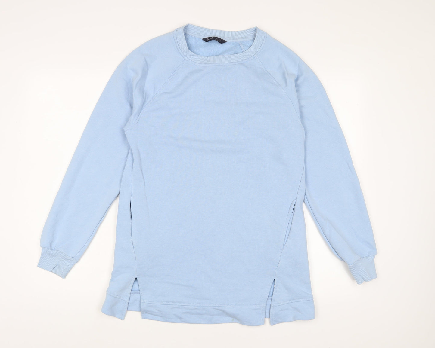 Womens UK Size 8 Marks and Spencer Blue Pullover Sweatshirt