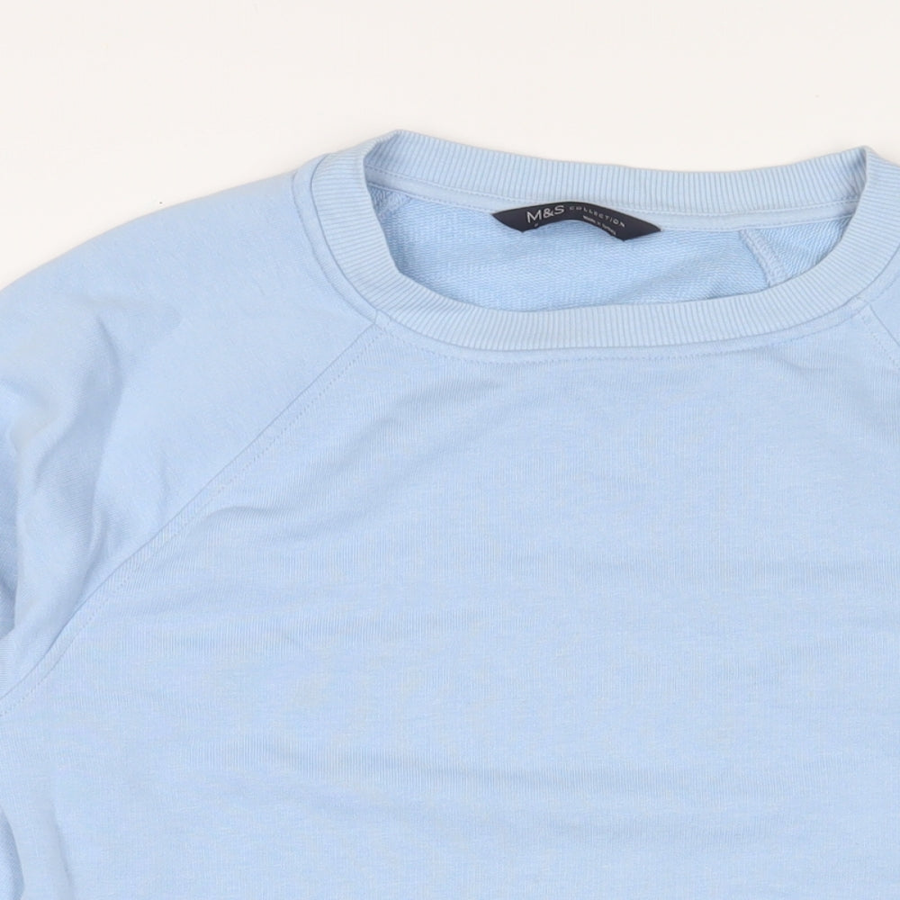 Womens UK Size 8 Marks and Spencer Blue Pullover Sweatshirt