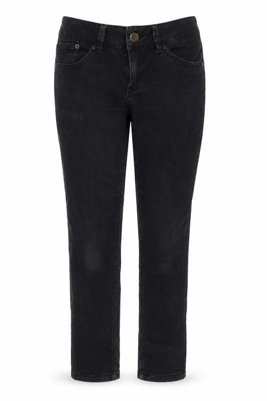 Tophop Womens Black Cotton Skinny Jeans Size 10 L27 in Regular Zip