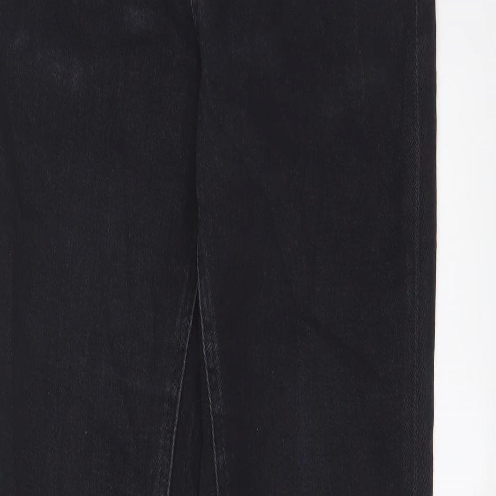 Tophop Womens Black Cotton Skinny Jeans Size 10 L27 in Regular Zip