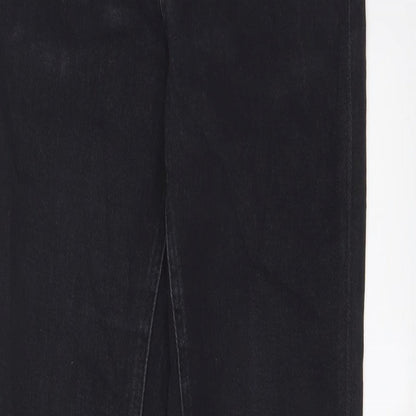 Tophop Womens Black Cotton Skinny Jeans Size 10 L27 in Regular Zip