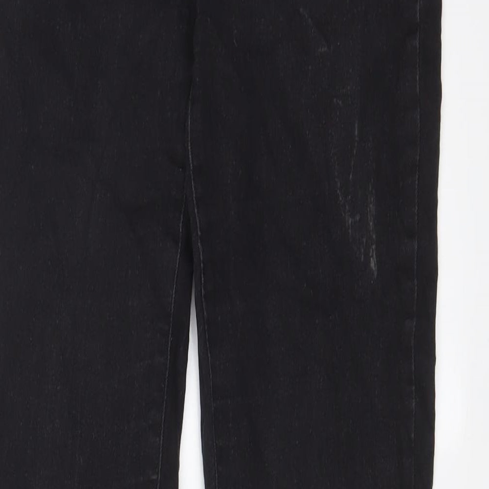 Denim & Co. Womens Grey Cotton Jegging Jeans Size 10 L28 in Regular